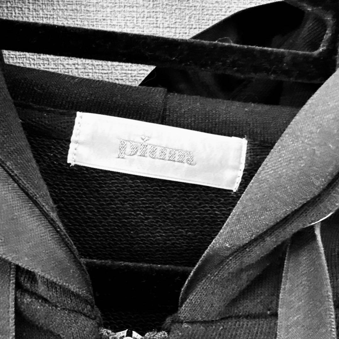 美品 pium メゾピアノ ベリエちゃんハートケーキパーカー ブラック