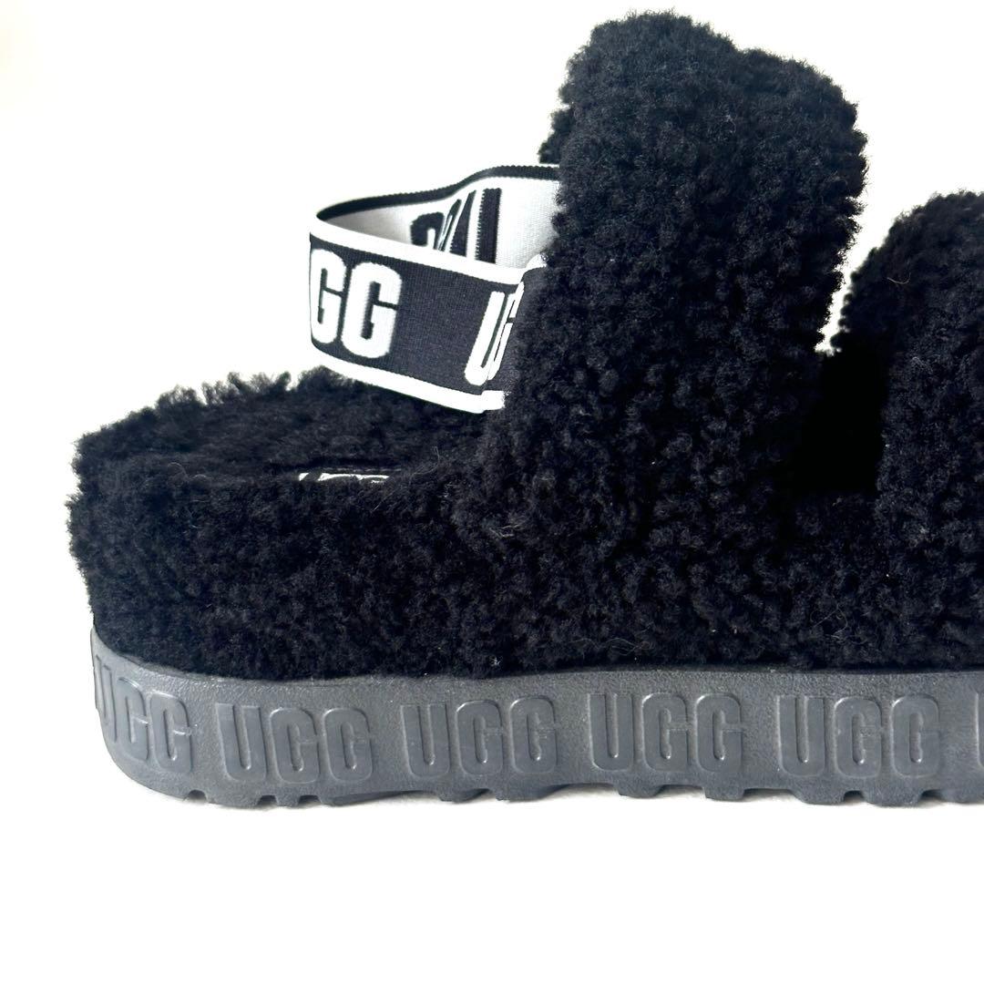 UGG アグ　Oh Fluffita 厚底サンダル　ストラップ付　23㎝