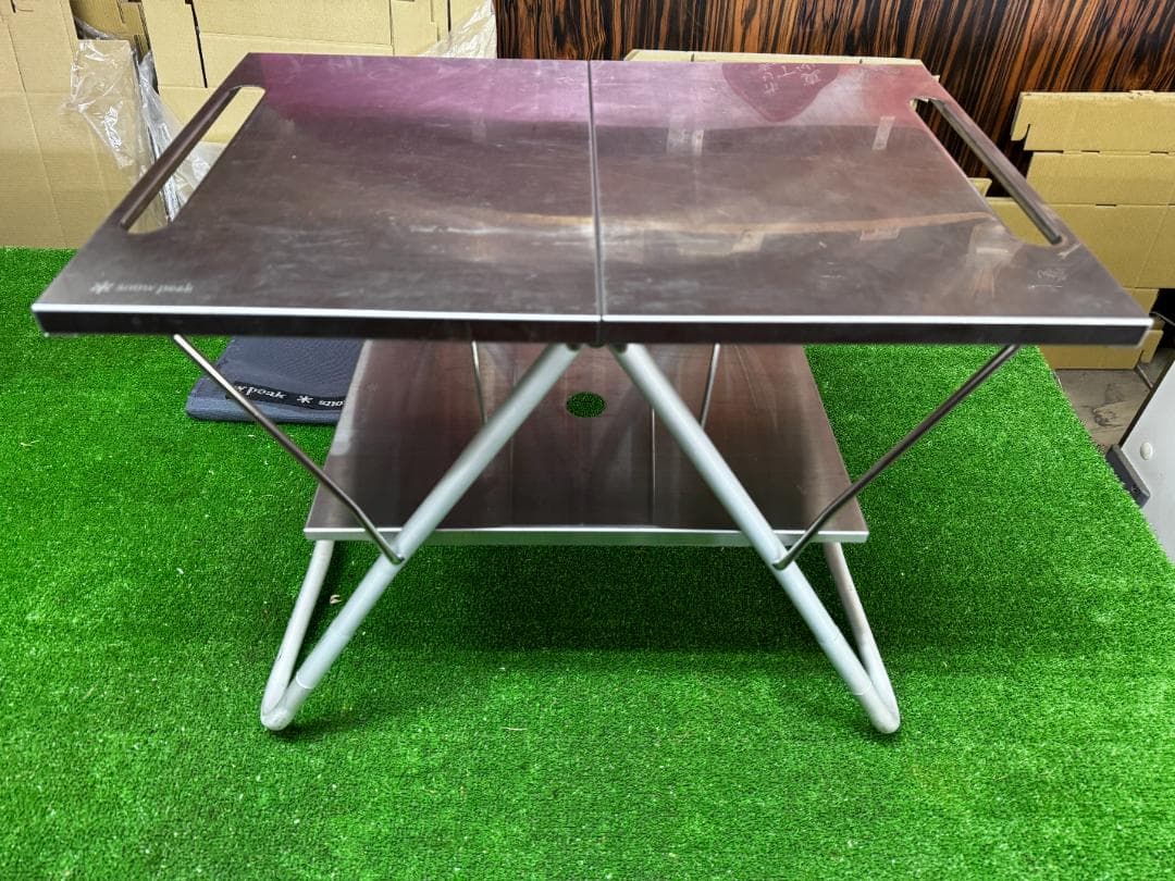 スノーピーク TAKIBI Myテーブル＆ステンレストレー 1ユニットセット