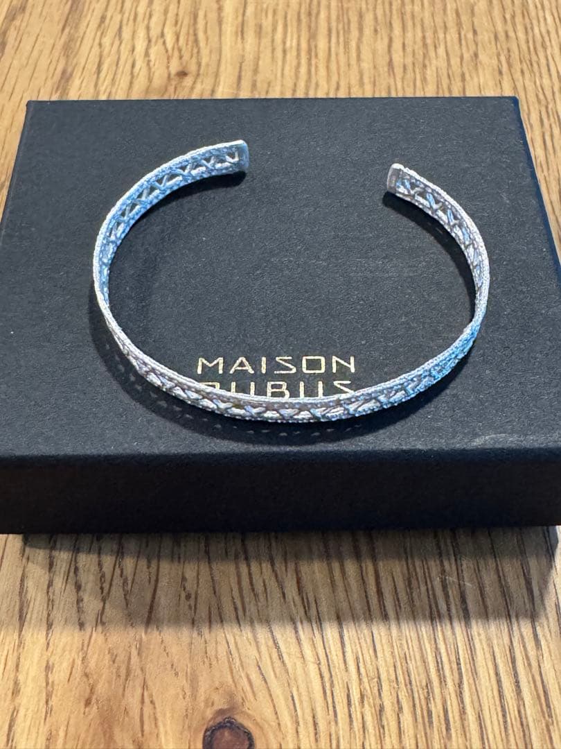 未使用 MAISON RUBUS. メゾンルーバス レースバングル S