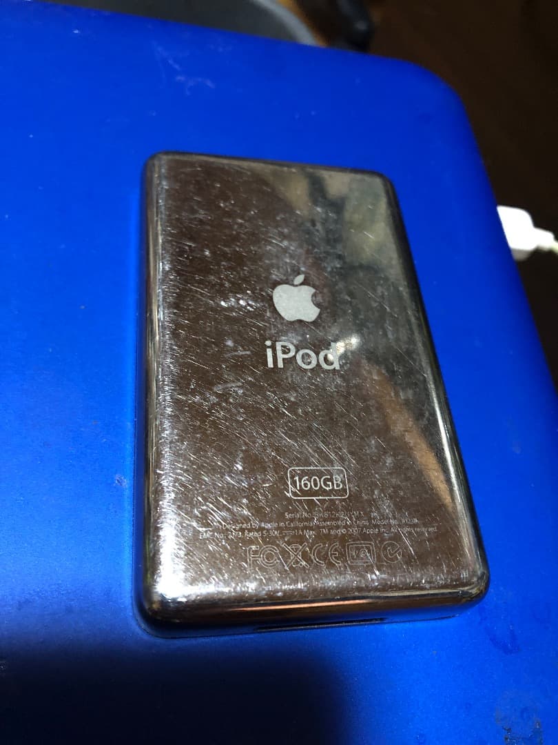 iPod Classic 第6世代厚型160GB 電池元気