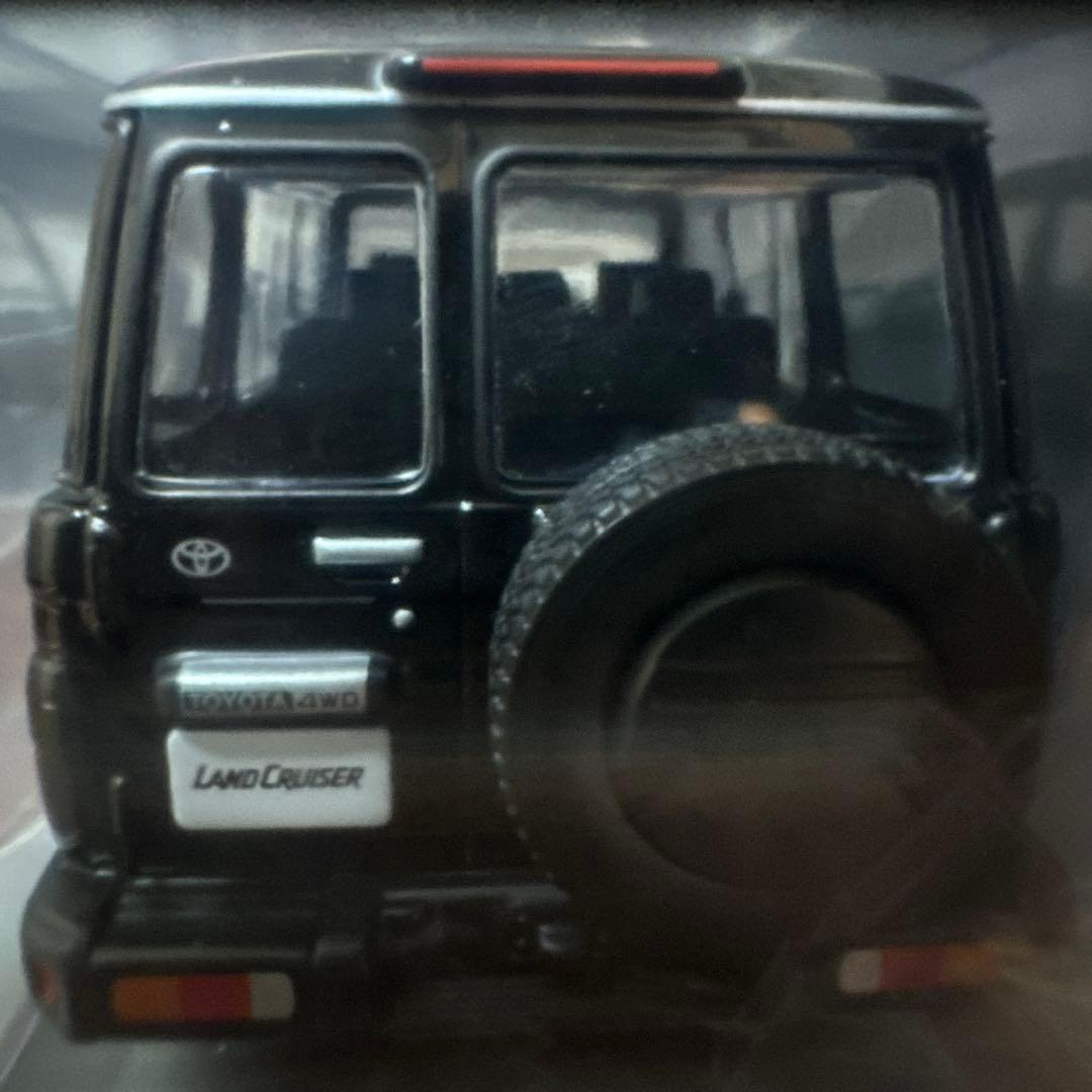 ランドクルーザー70 ランクル70 カラーサンプル ミニカー 黒 1/30