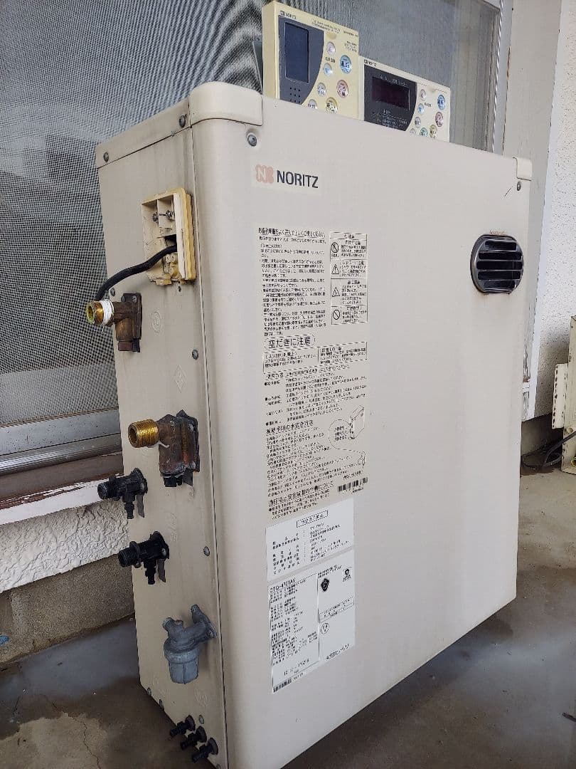 ★石油ふろ給湯機 NORITZ 4万キロ／屋外型◎【フルオート型】※【山形発 】