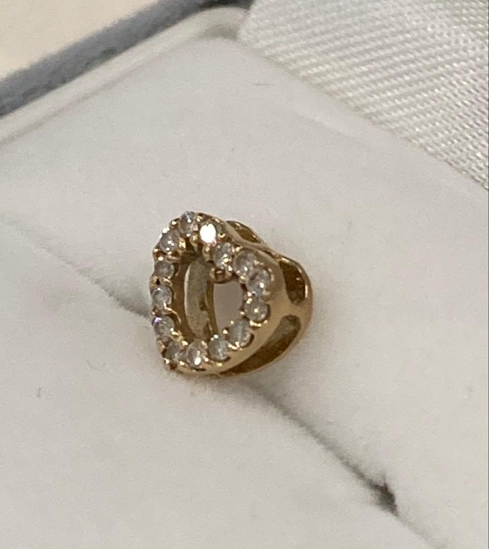 【TAKE-UP】プレジャー　K18 PGダイヤモンド　ハートチャーム