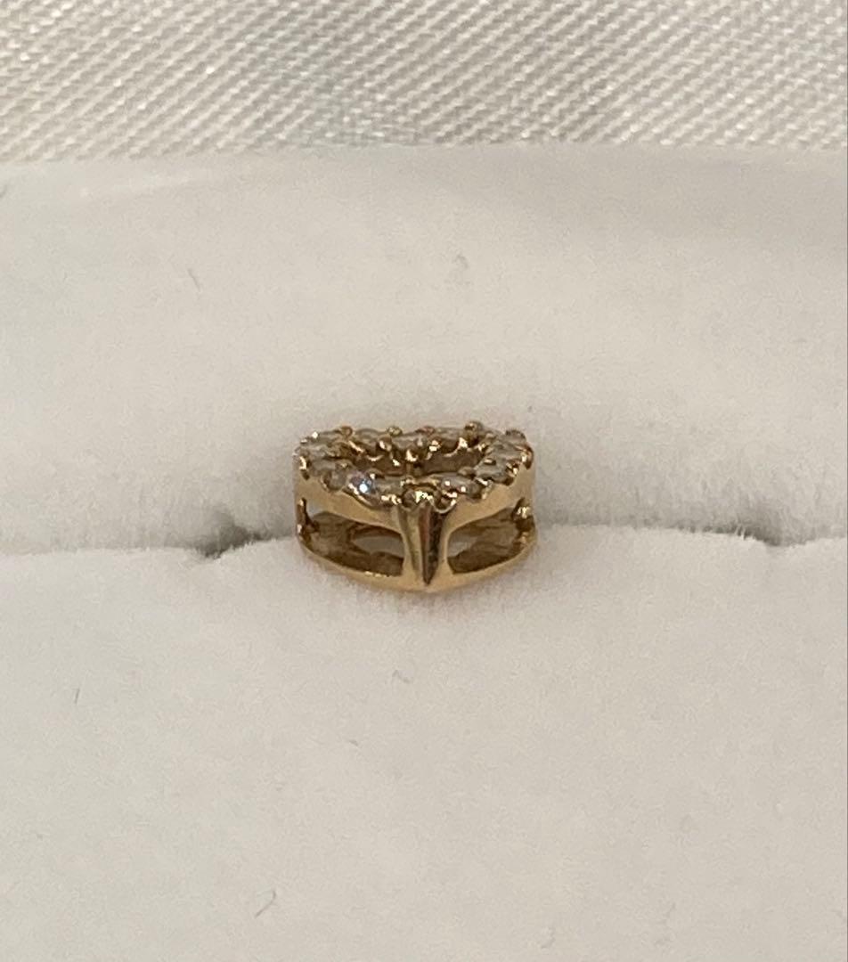 【TAKE-UP】プレジャー　K18 PGダイヤモンド　ハートチャーム