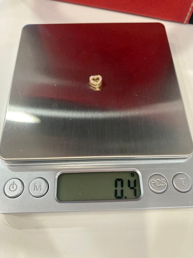 【TAKE-UP】プレジャー　K18 PGダイヤモンド　ハートチャーム