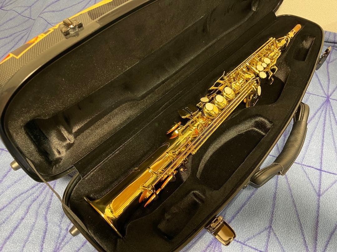 ソプラノサックス アルフレッドリュポ 状態良 フライトケース付