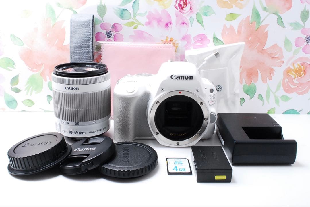 ✨Canon kiss X9✨美品 希少ホワイト スマホに転送 デジタル一眼レフ