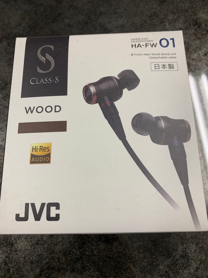 JVC HA-FW01 CLASS-S WOODシリーズ カナル型イヤホン