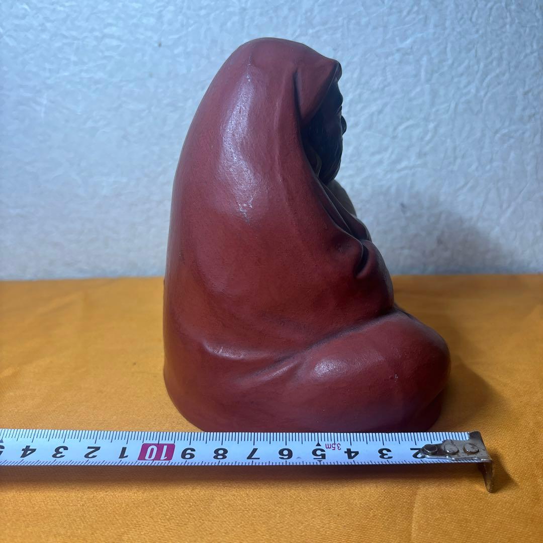 陶芸 置物 春画人形 達磨・だるま 美人裏絵置物風俗艶人形