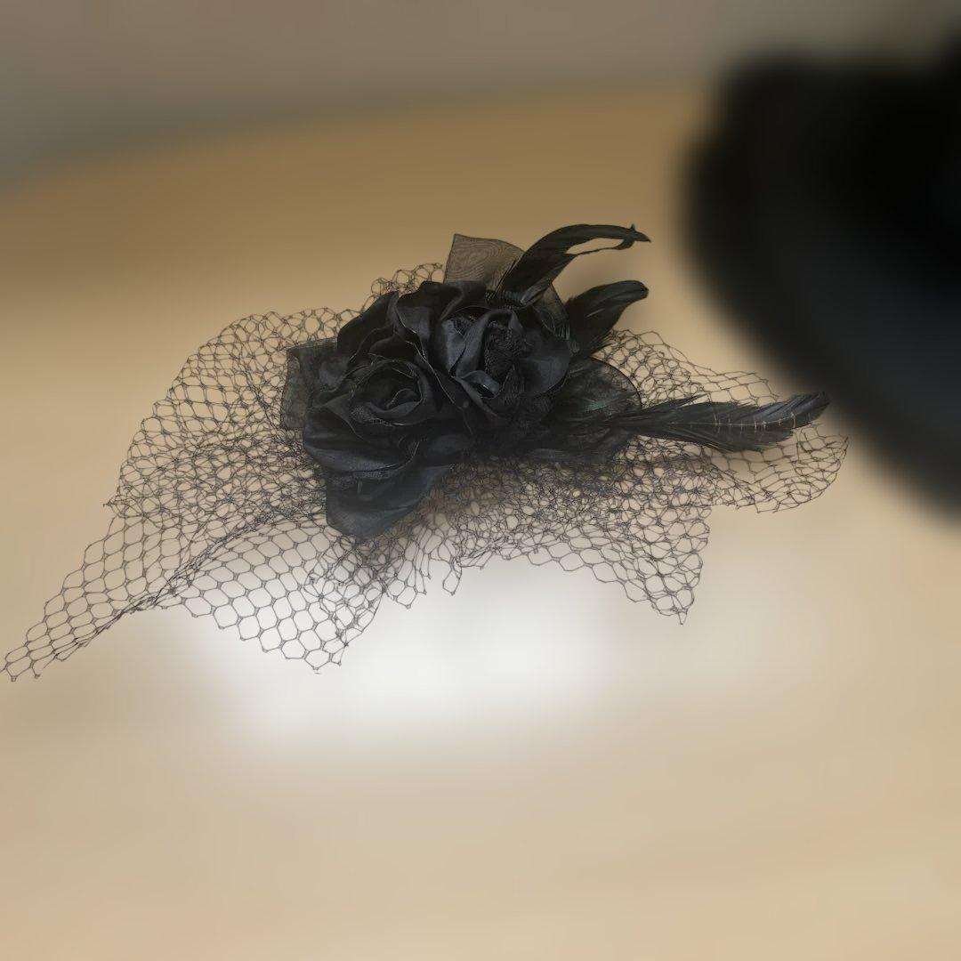 【稀少】　魔女帽子　Antique beasT 《チュールレース》