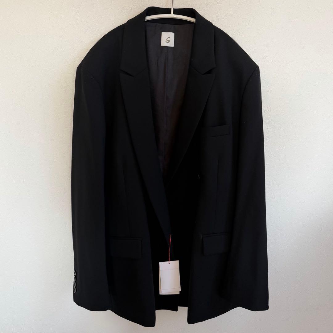 無*様 ＜6(ROKU)＞ジョーゼット ダブルブレスト ジャケット