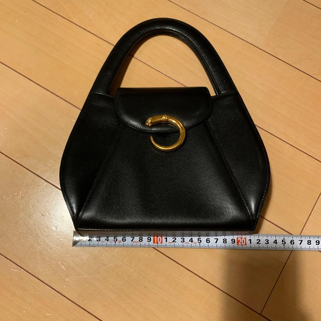 【2月15日まで期間限定価格】Cartier ハンドバック　レザー　黒