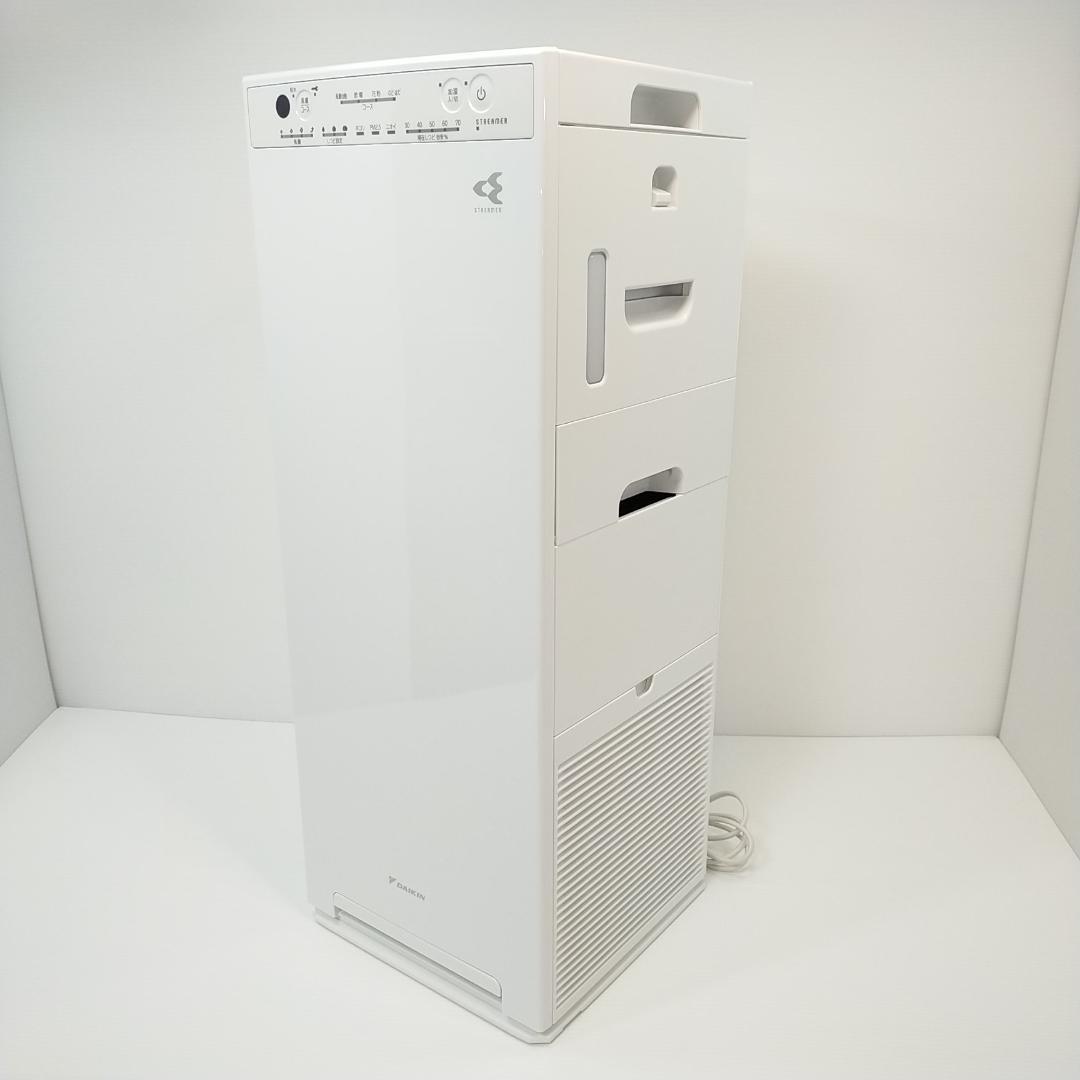 【美品】ダイキン DAIKIN 加湿ストリーマ空気清浄機 MCK55X-W