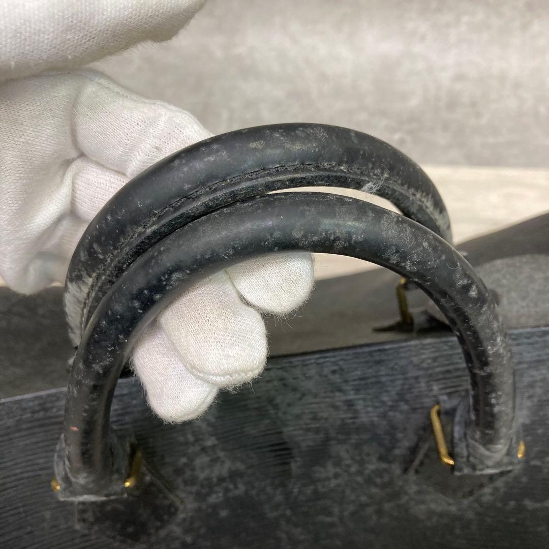 P*e様 ルイヴィトン スピーディ 30 エピ ノワール バッグ ボストン メン