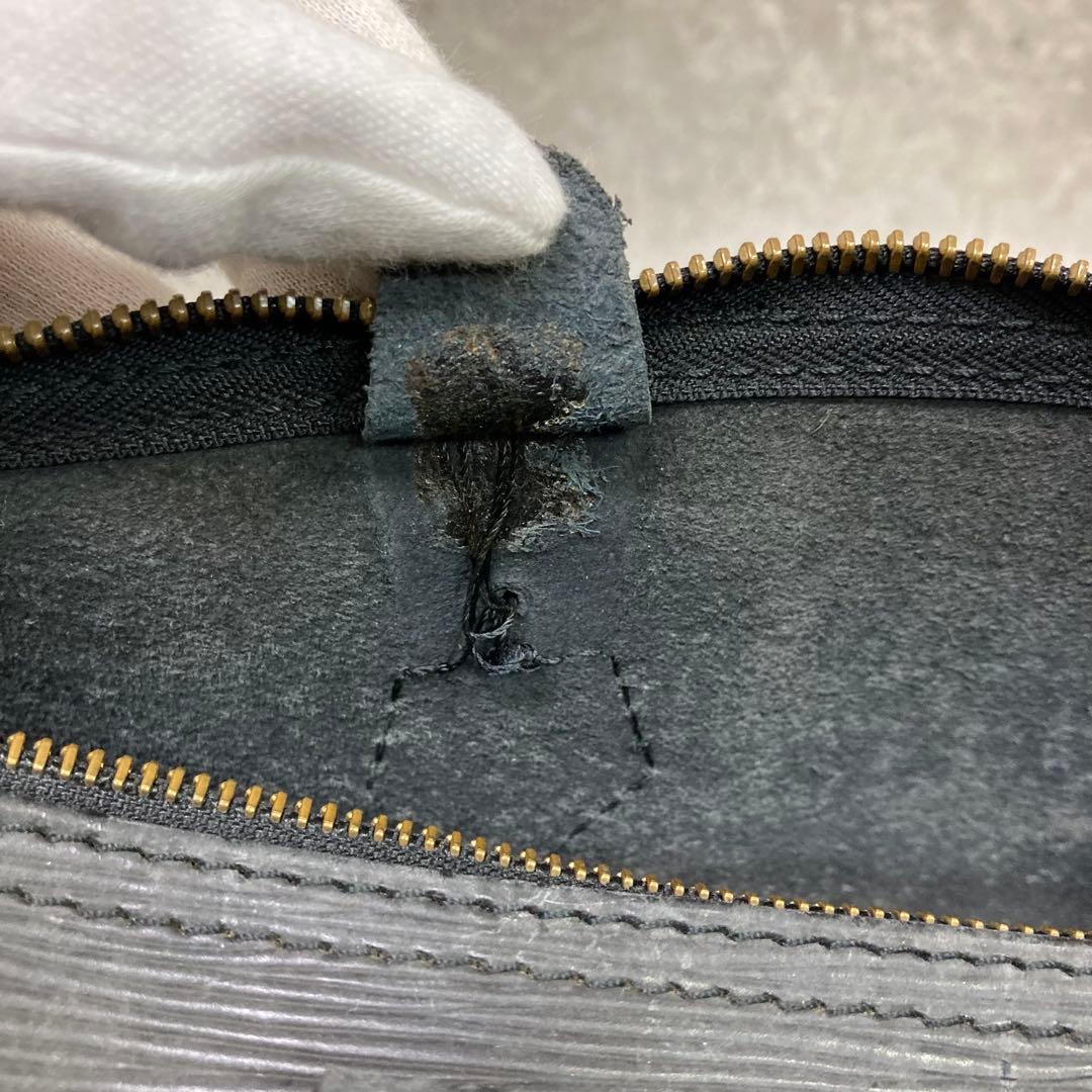 P*e様 ルイヴィトン スピーディ 30 エピ ノワール バッグ ボストン メン