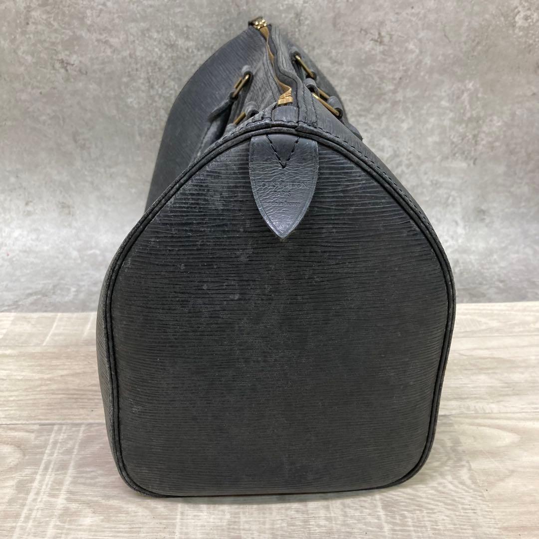 P*e様 ルイヴィトン スピーディ 30 エピ ノワール バッグ ボストン メン
