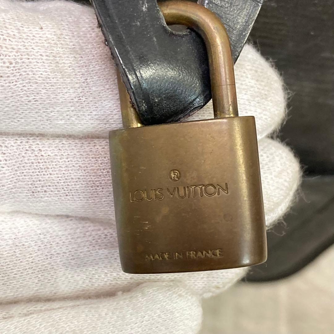 P*e様 ルイヴィトン スピーディ 30 エピ ノワール バッグ ボストン メン