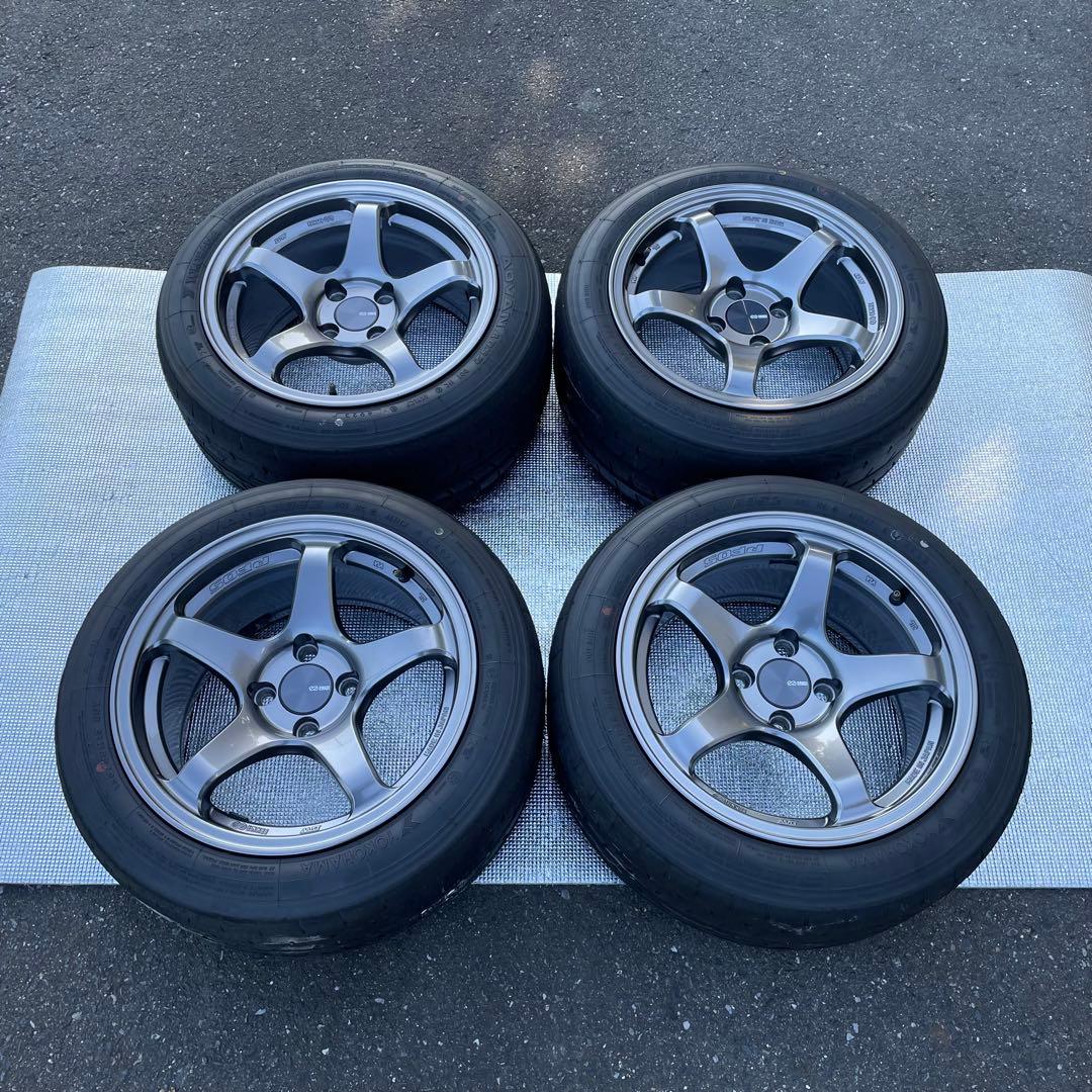 ENKEI PF05 15インチ8j+25 PCD100 4H A052セット