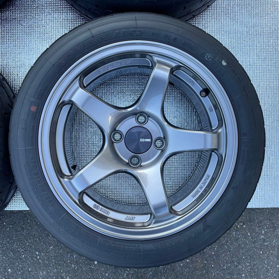 ENKEI PF05 15インチ8j+25 PCD100 4H A052セット