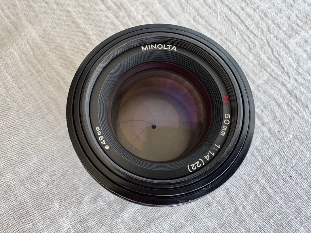 MINOLTA 50mm F1.4 レンズ