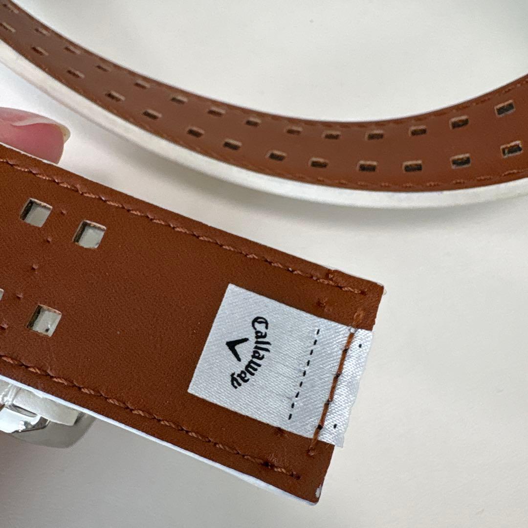 【6点セット】Callaway ゴルフウェアセット一式 ホワイト/ネイビー