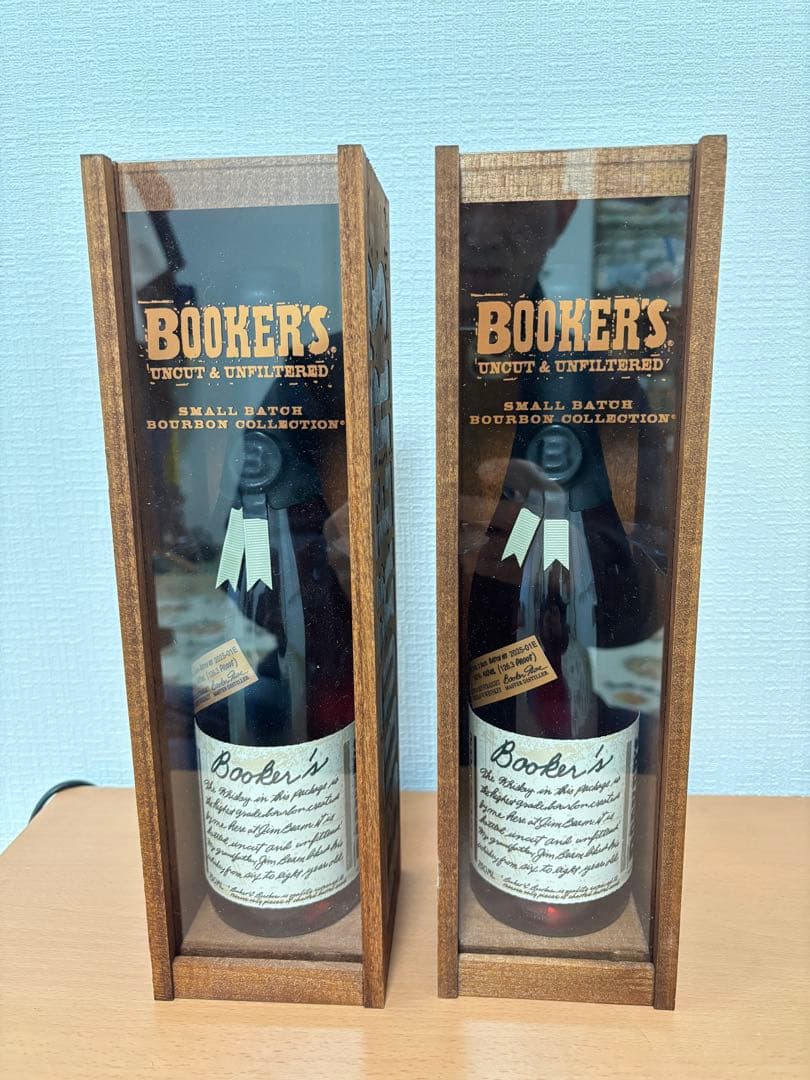 ブッカーズ 2025-01E 木箱付き ウイスキー750ml 2本