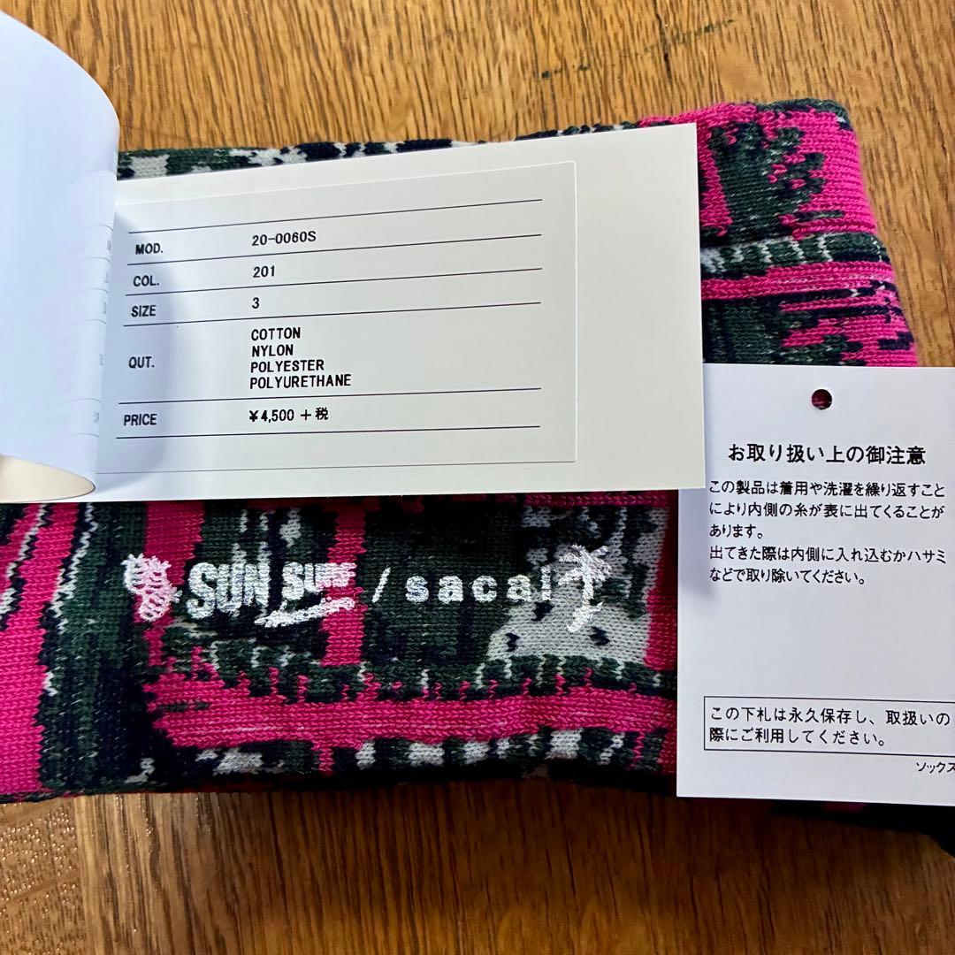 sacai×SUNSURF ・sacai / ソックス 靴下 2足セット