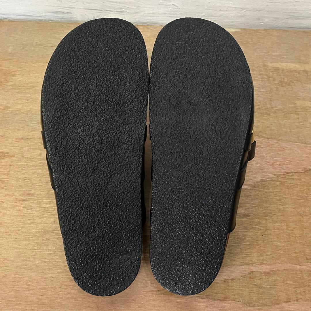 靴 JW ANDERSON CHAIN LOAFER MULES BLACK 40