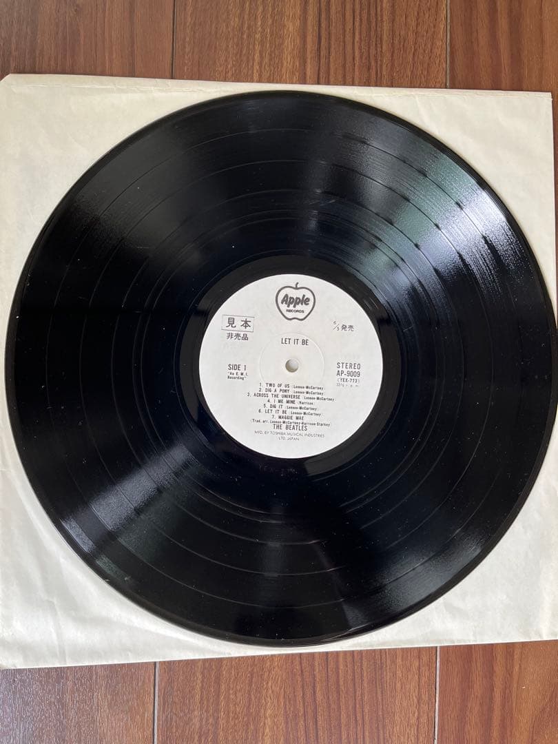 【見本/非売品】ビートルズ LET IT BE サンプルレコード