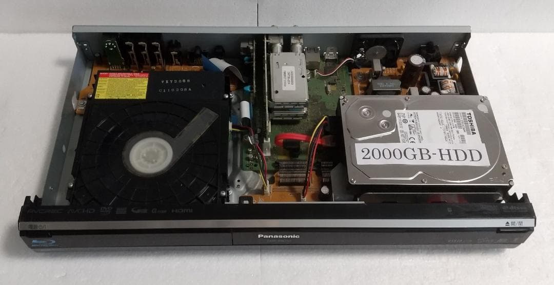2TB-W録-Panasonic BDレコーダーDMR-BW570完動品