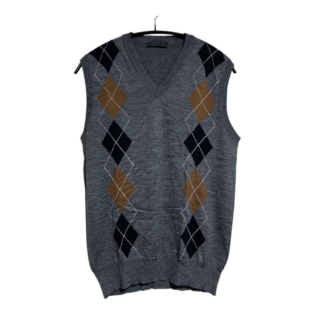 トップス PRADA Argyle Knit Vest