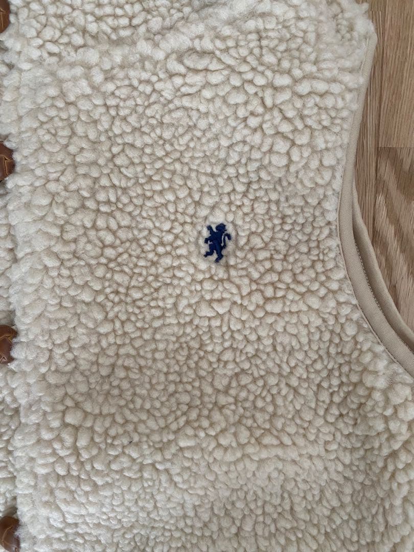 未使用タグ付き ジムフレックス ボアベスト くるみボタン フード 12