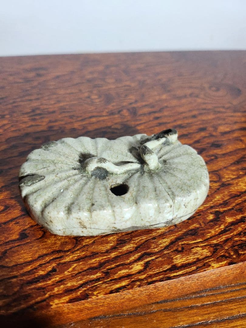 初期　御深井　水滴　江戸時代初期　図録付き　美濃焼き