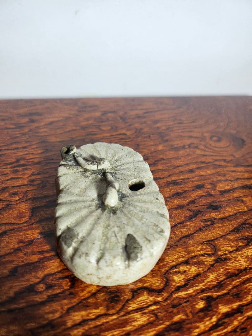 初期　御深井　水滴　江戸時代初期　図録付き　美濃焼き