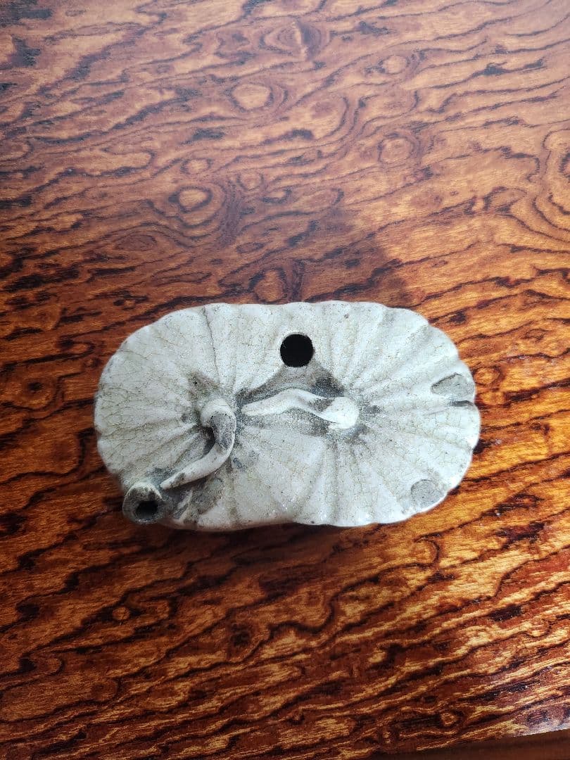 初期　御深井　水滴　江戸時代初期　図録付き　美濃焼き