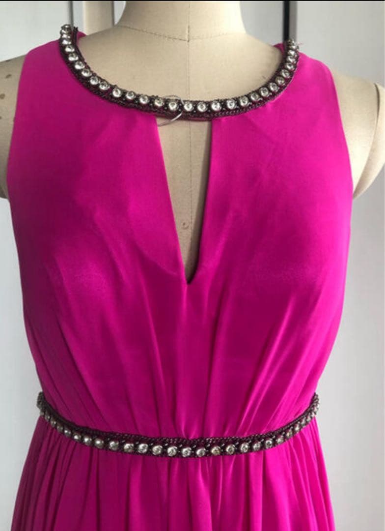 Aスリットラインロングドレス演奏会ステージ誕生二次会パティーキャバ嬢ナイトクラブ