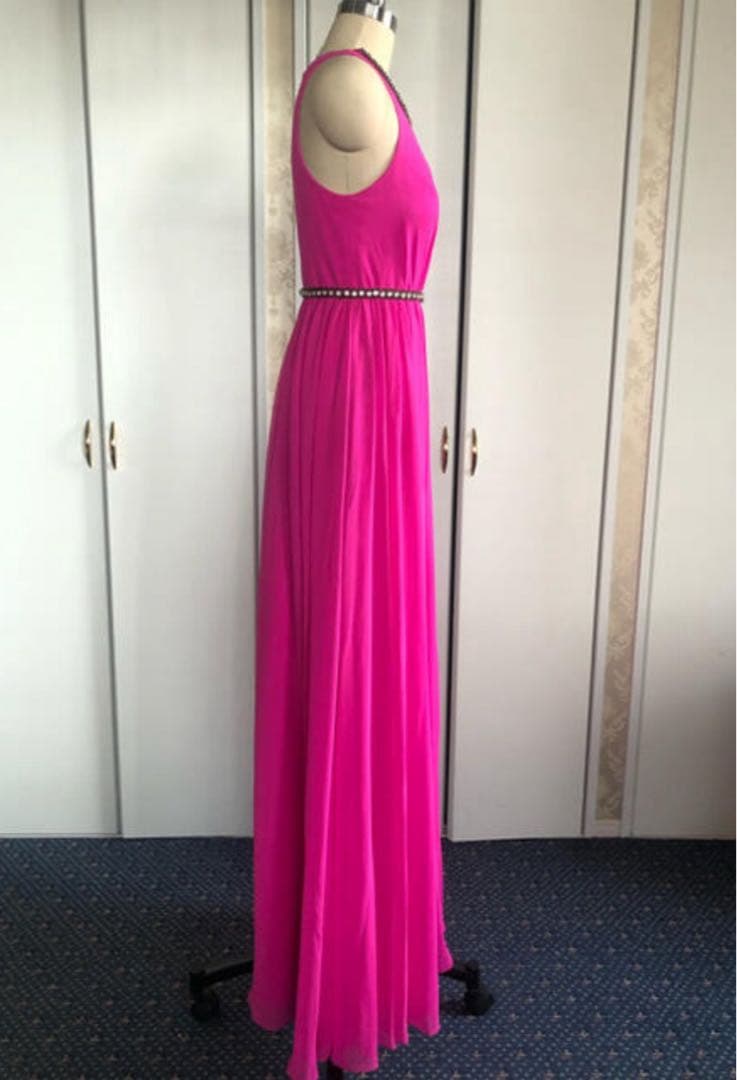 Aスリットラインロングドレス演奏会ステージ誕生二次会パティーキャバ嬢ナイトクラブ