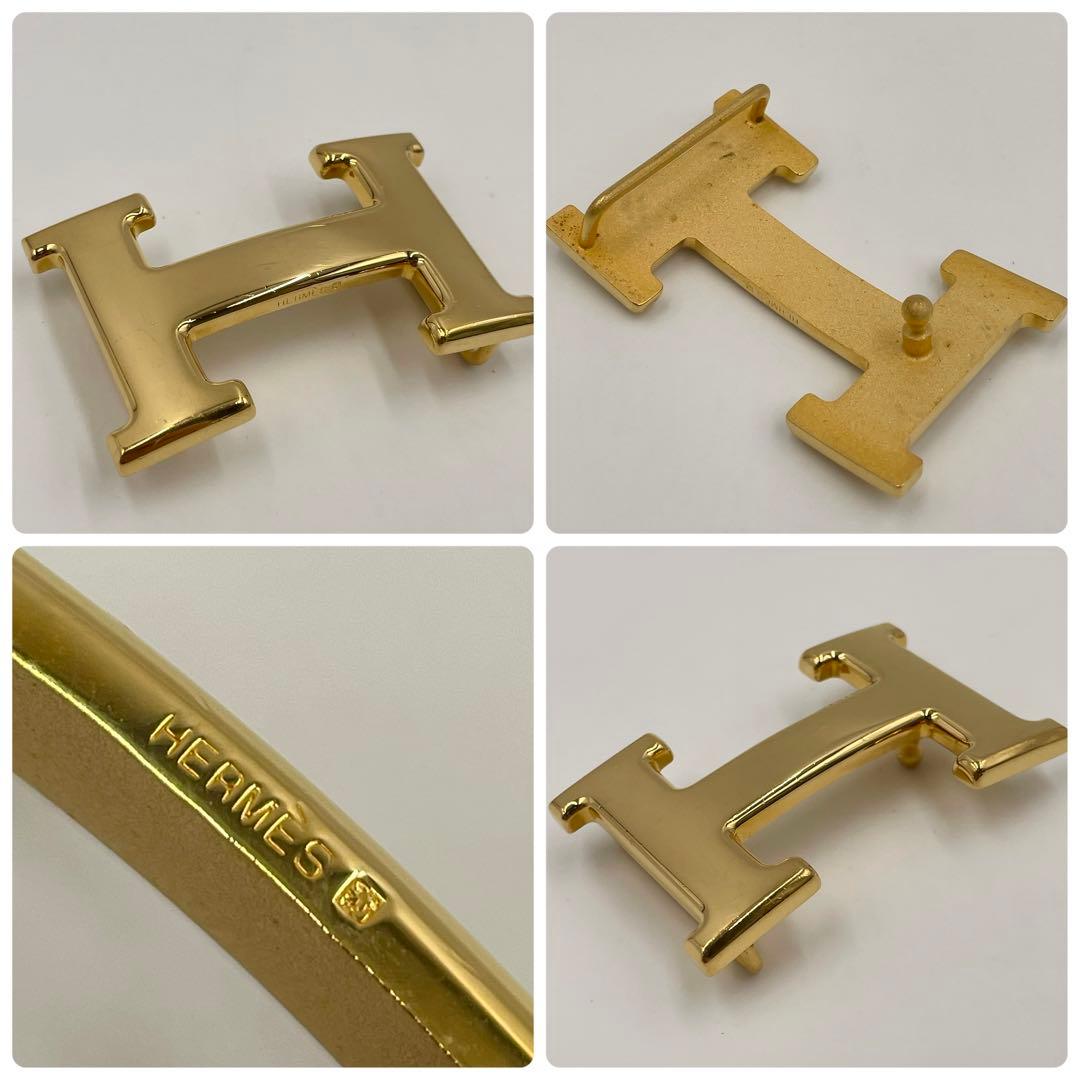 極美品✨HERMES コンスタンス レザーベルトH字型バックル サイズ70箱付き