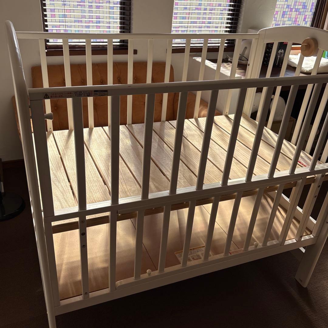 ※引取り限定　KATOJI ベビーベッド ハイタイプ（レギュラーサイズ）　＋布団