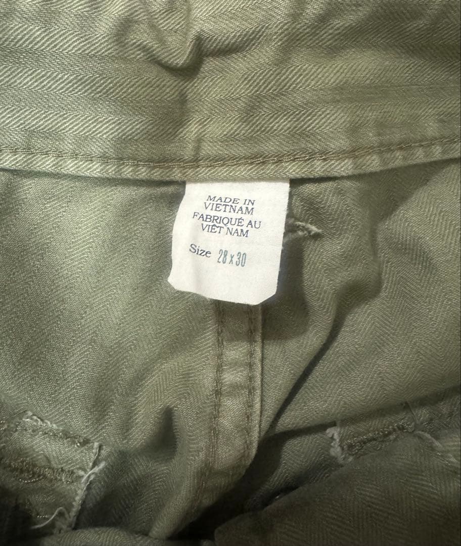 DoubleRL コットンヘリンボーンパンツ