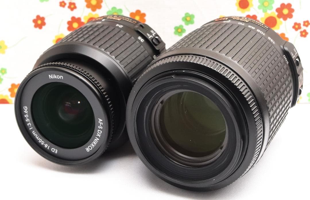 ニコン Nikon D5000☆ダブルレンズ♪☆スマホに転送！☆初心者の方に