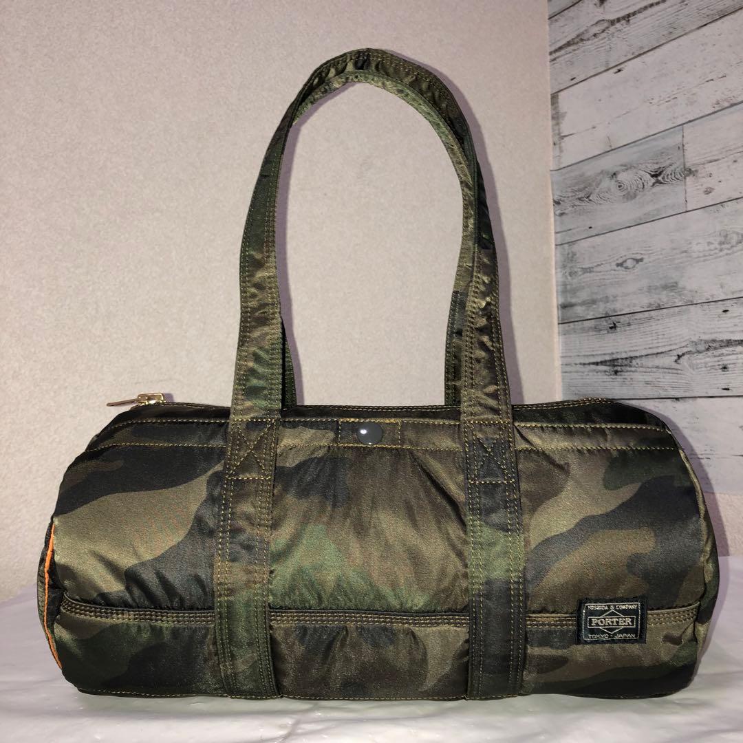 超美品✨希少 30周年 ポータータンカー ミニボストンバッグL カモフラグリーン