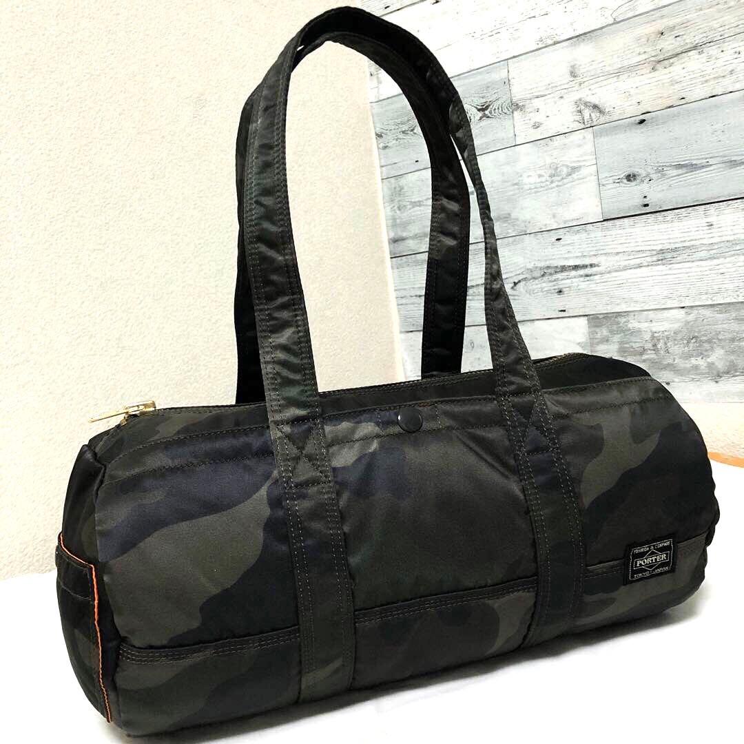 超美品✨希少 30周年 ポータータンカー ミニボストンバッグL カモフラグリーン