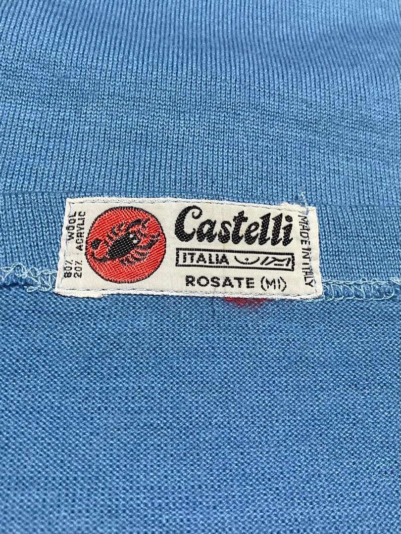 イタリア製 Castelli ウール サイクルジャージ gemeaz cusin