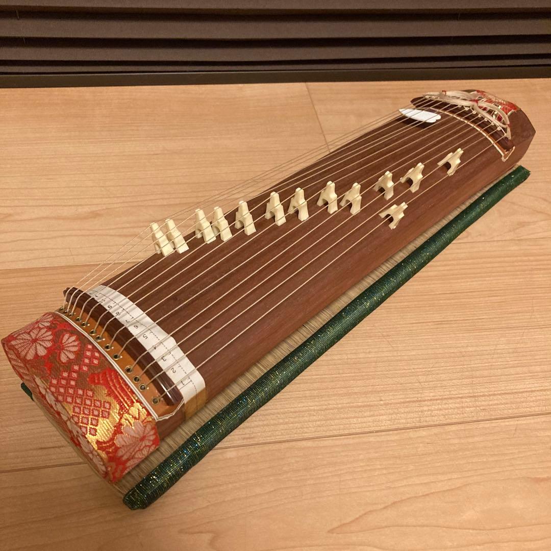 お琴 ミニ琴 13弦 木製 お琴の手びき