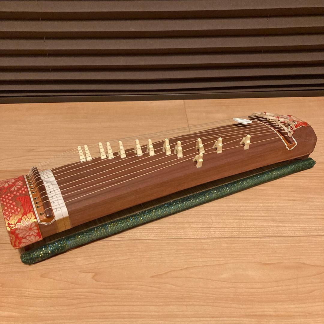 お琴 ミニ琴 13弦 木製 お琴の手びき