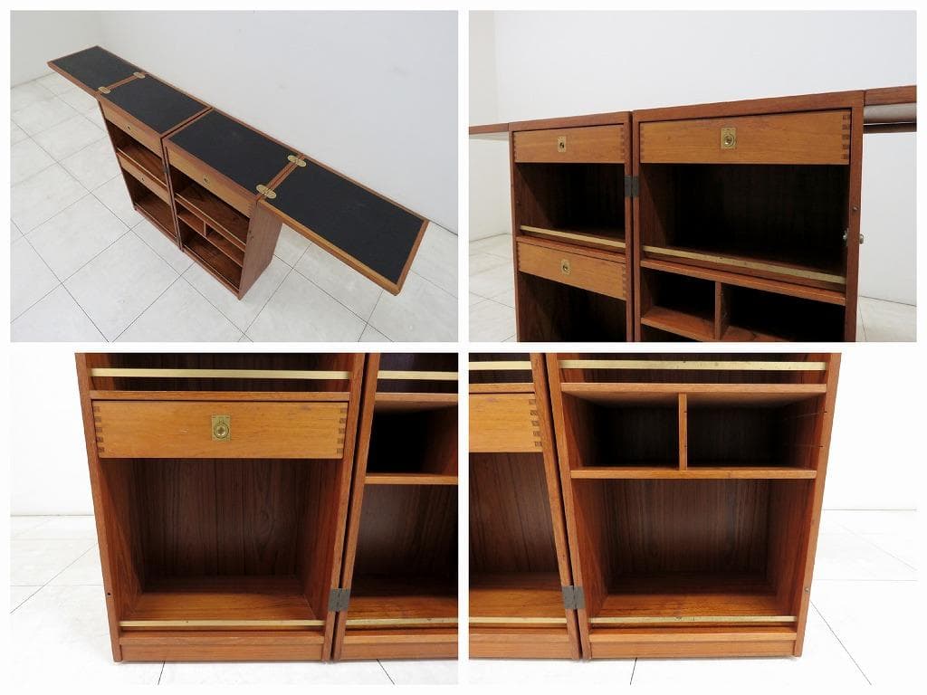 ロッタ様 デンマーク デューロン チーク材 バーキャビネット60'sヴィンテージ
