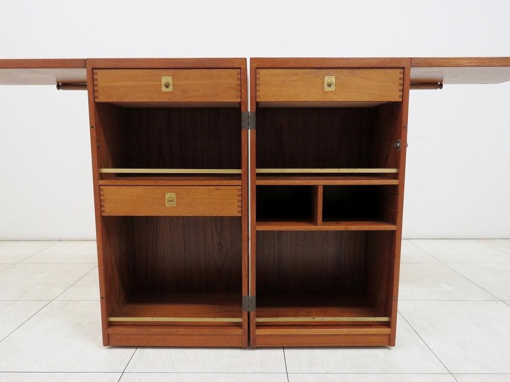 ロッタ様 デンマーク デューロン チーク材 バーキャビネット60'sヴィンテージ