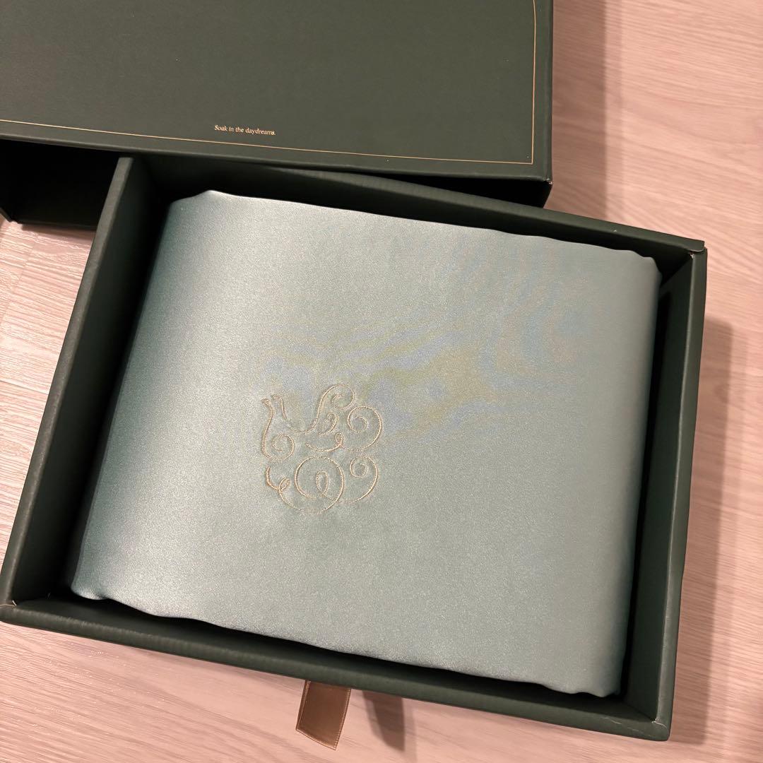 【新品】Foo Tokyo シルクピローケース/ミントグリーン